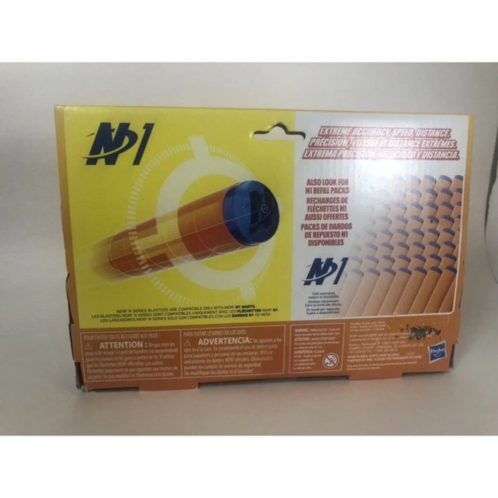 Nerf N Series Ward‎ Blaster & 2 Nerf N1 Darts Inc. Compatible W/ Nerf N Series